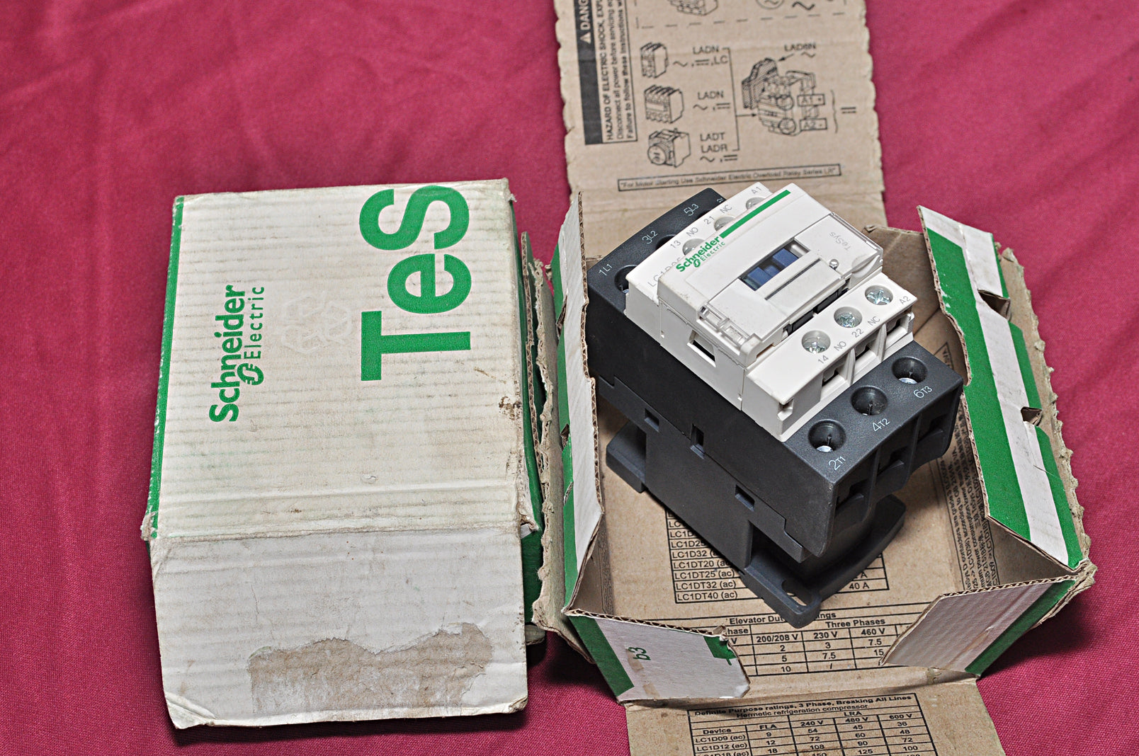 Schneider electric/telemecanique lc1d25 contactor