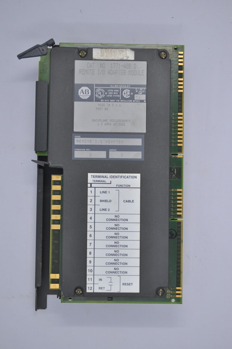Allen bradley 1771-asb d remote i/o adapter module