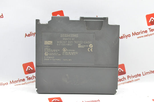 Siemens simatic s7 6es7 331-7kf02-0ab0 input module