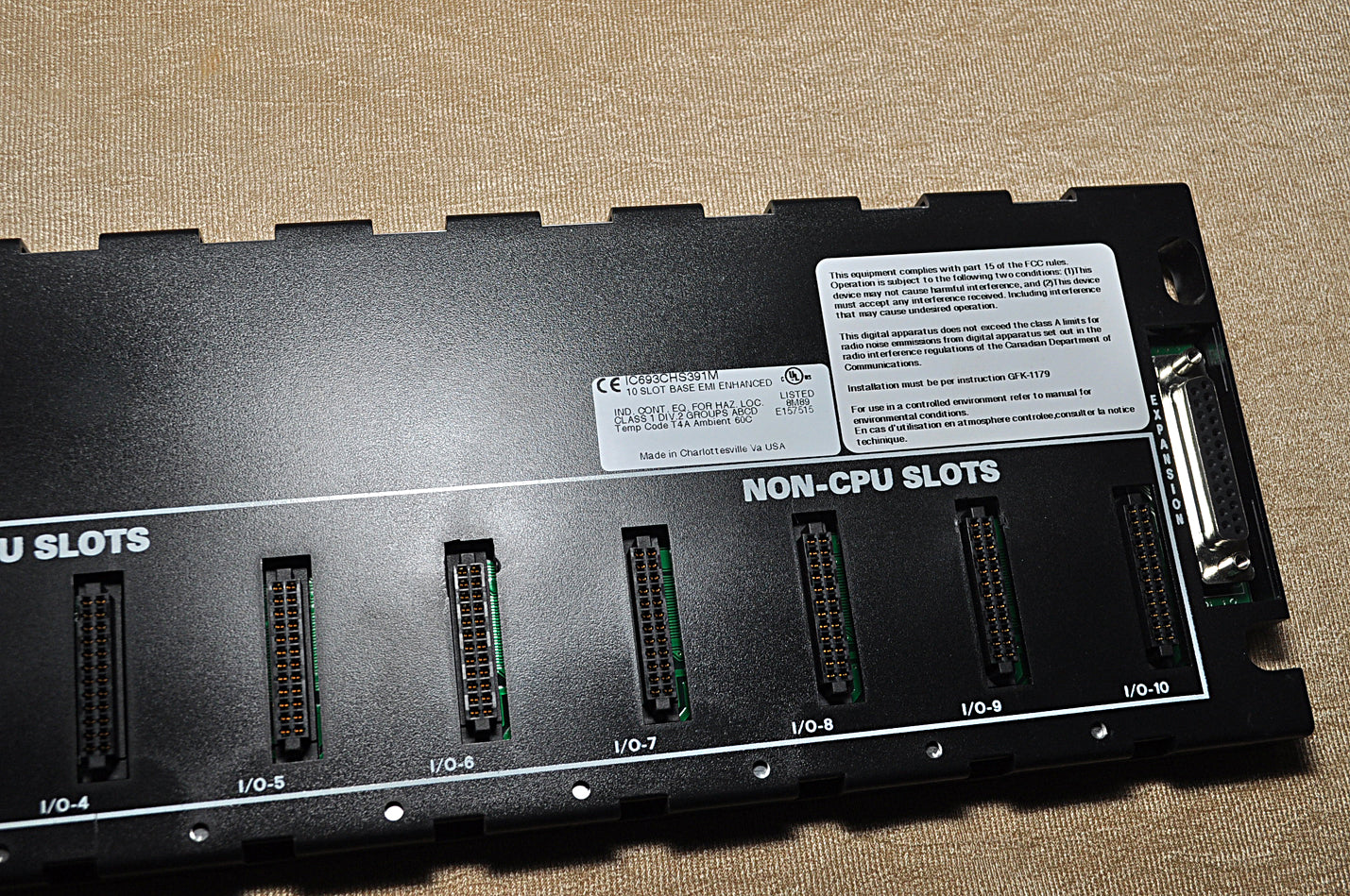 ge fanuc ic693chs391m cpu module