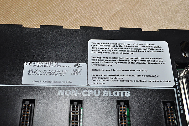 ge fanuc ic693chs391m cpu module