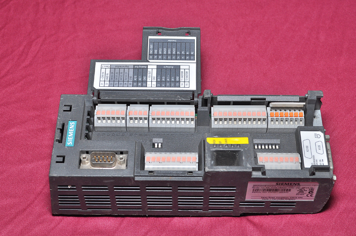 Siemens sinamics control unit cu250s-2dp control unit