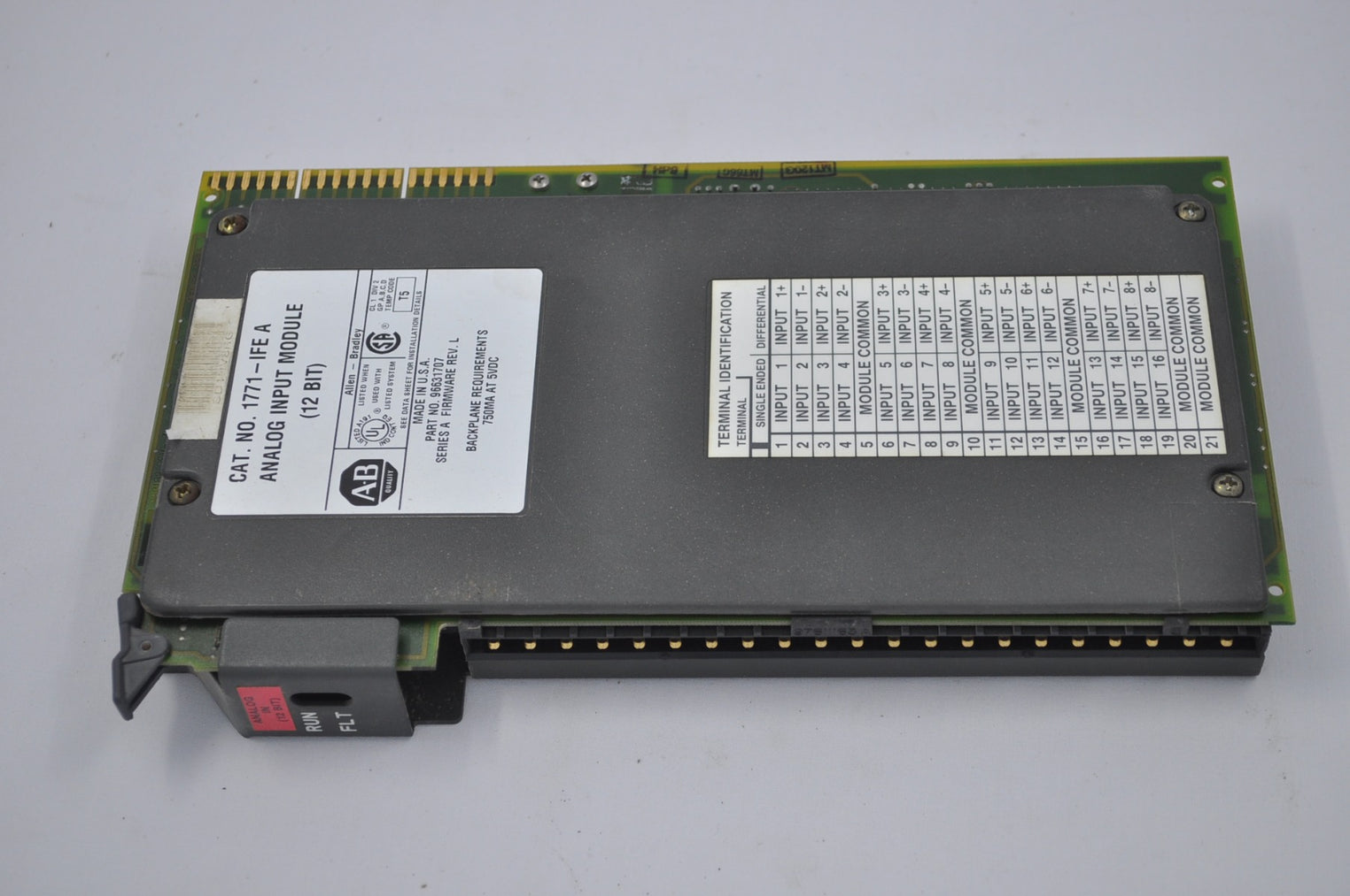 Allen bradley 1771-ife a analog input module