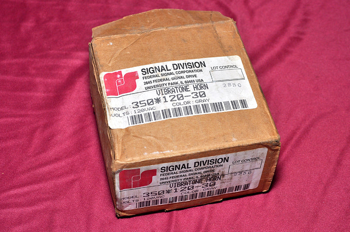 Federal signal 350-120-30 vibratone horn