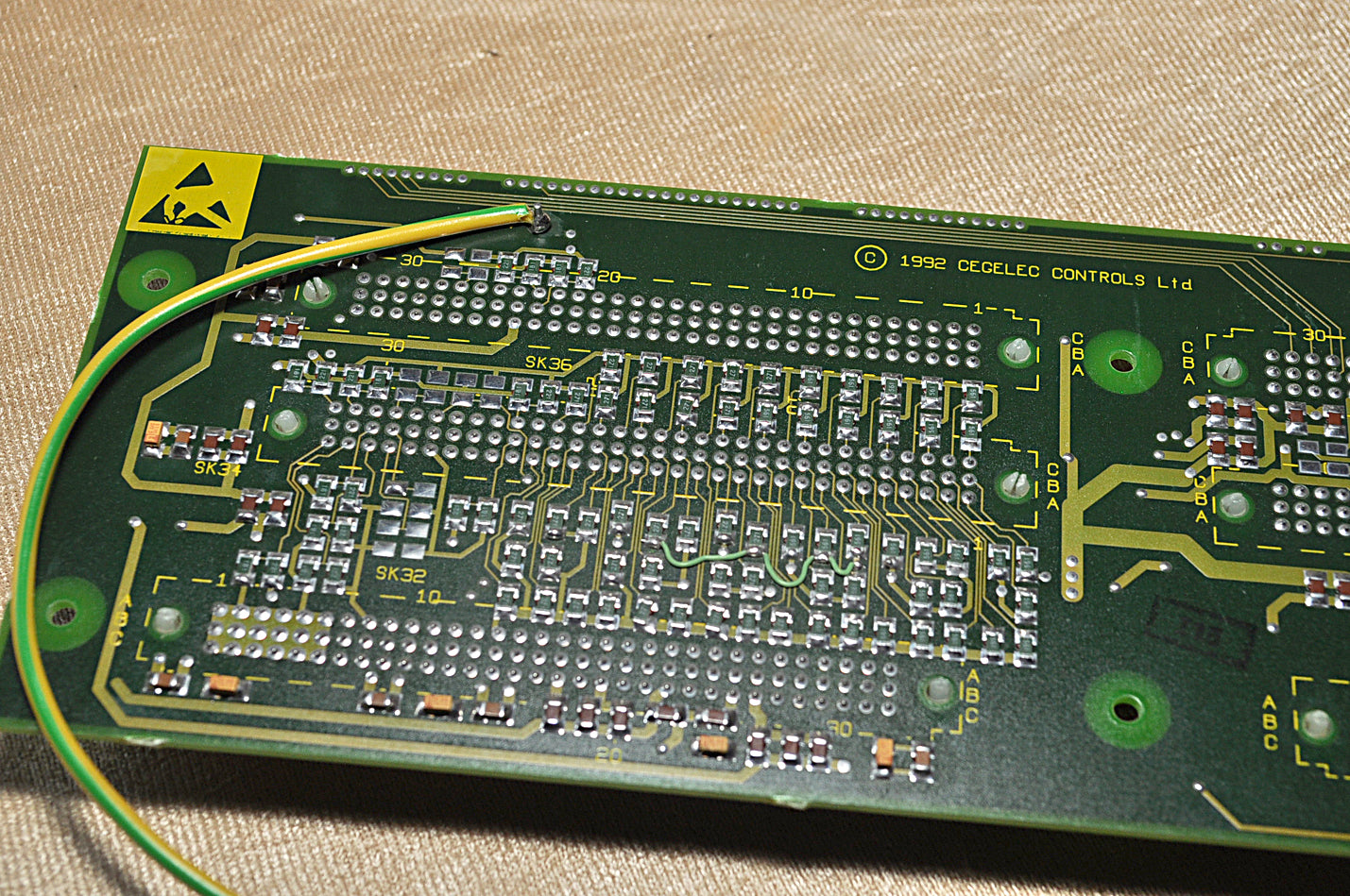 Alspa sigma 4 slot enhancement backplane PCB