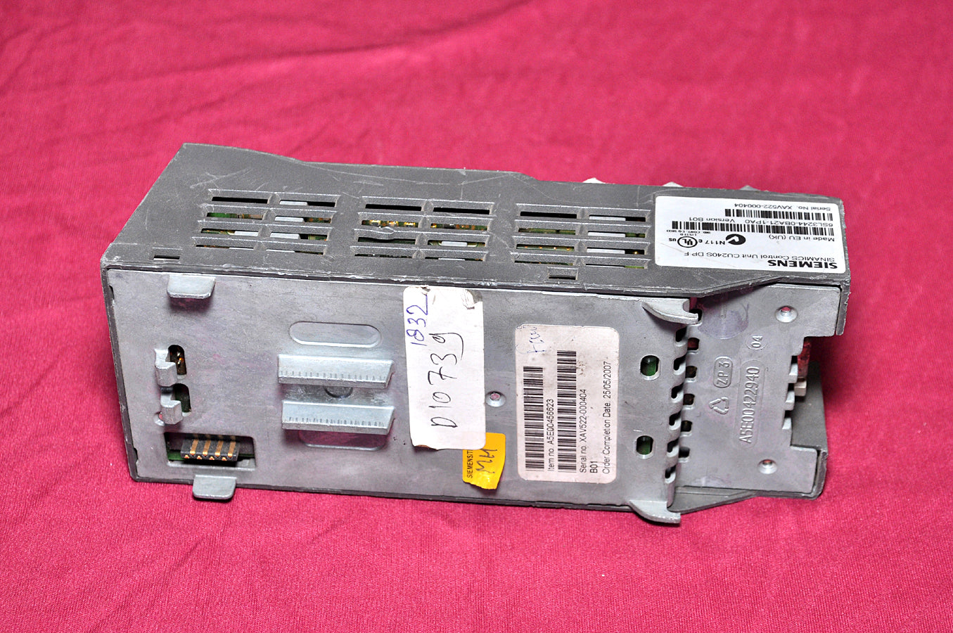 Siemens sinamics cu240s dp f control unit