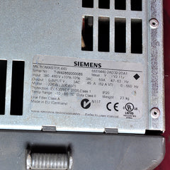 Siemens micromaster 440 6se6440-2ad32-2da1