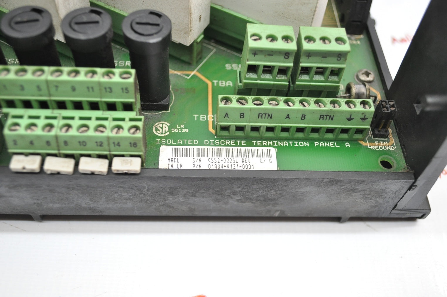 Fisher-rosemount 01984-4121-0001 Isolated Discrete Termination Panel A