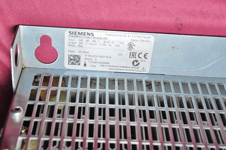 Siemens 6sl3210-1ne27-5ul0