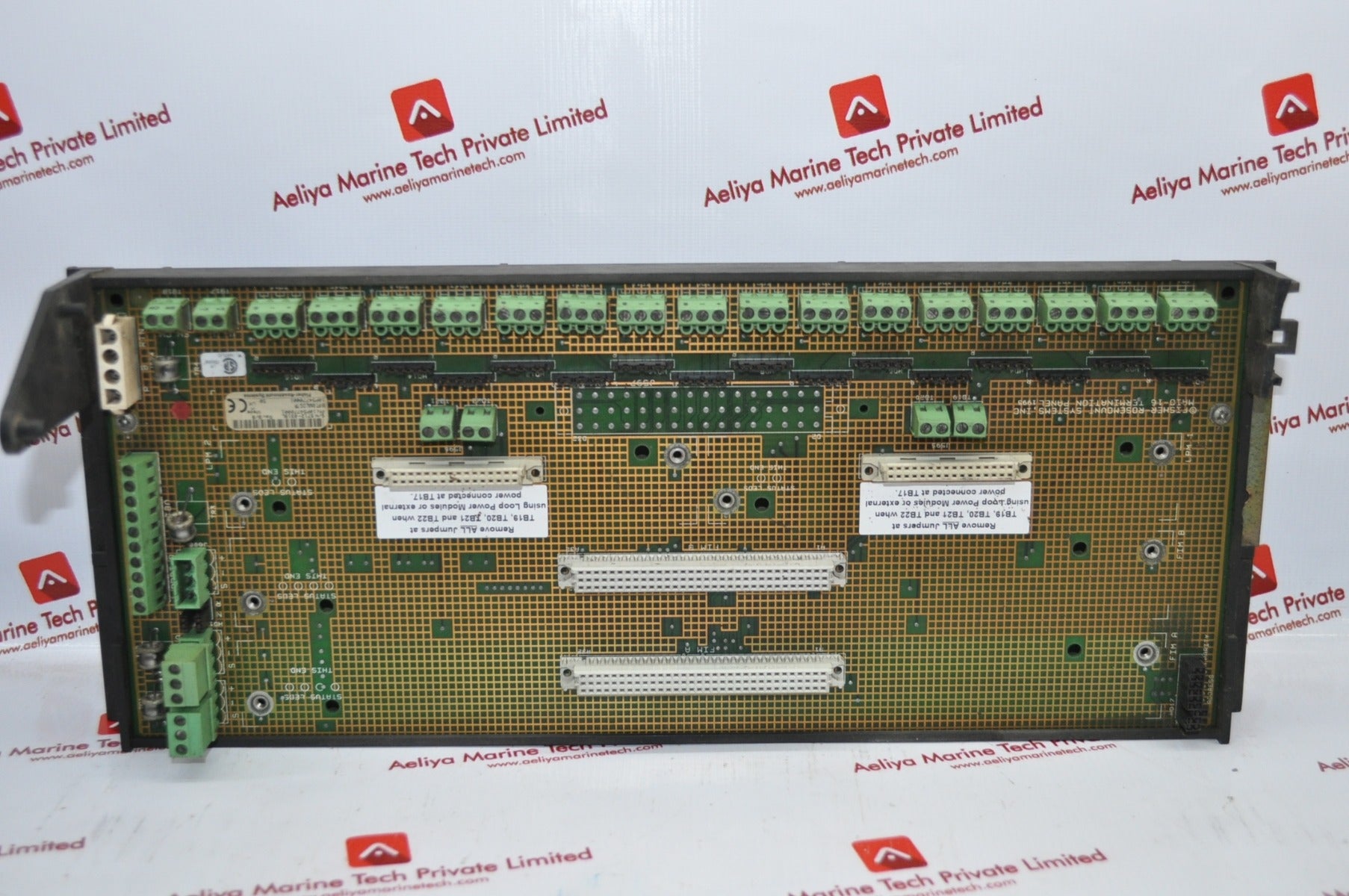 Fisher-rosemount 10P54770001 Maio-16 Termination Panel