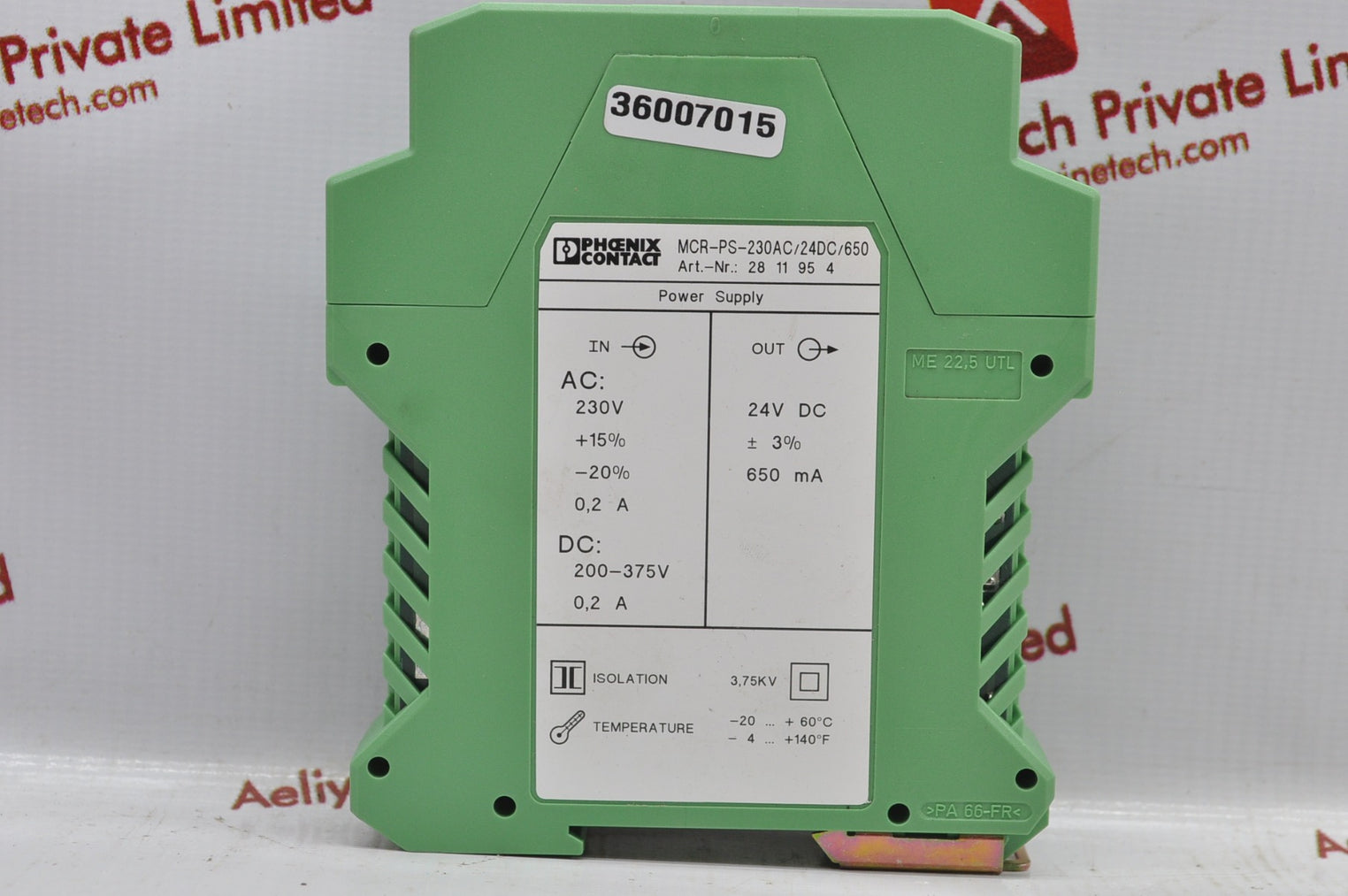 Phoenix contact mcr-ps-230ac/24dc/650