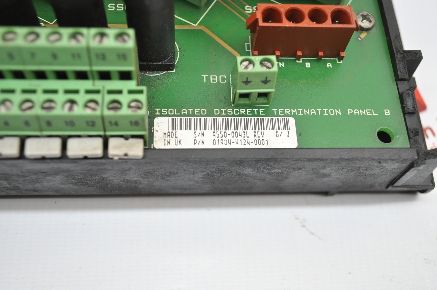 Fisher-rosemount 01984-4124-0001 Isolated Discrete Termination Panel B