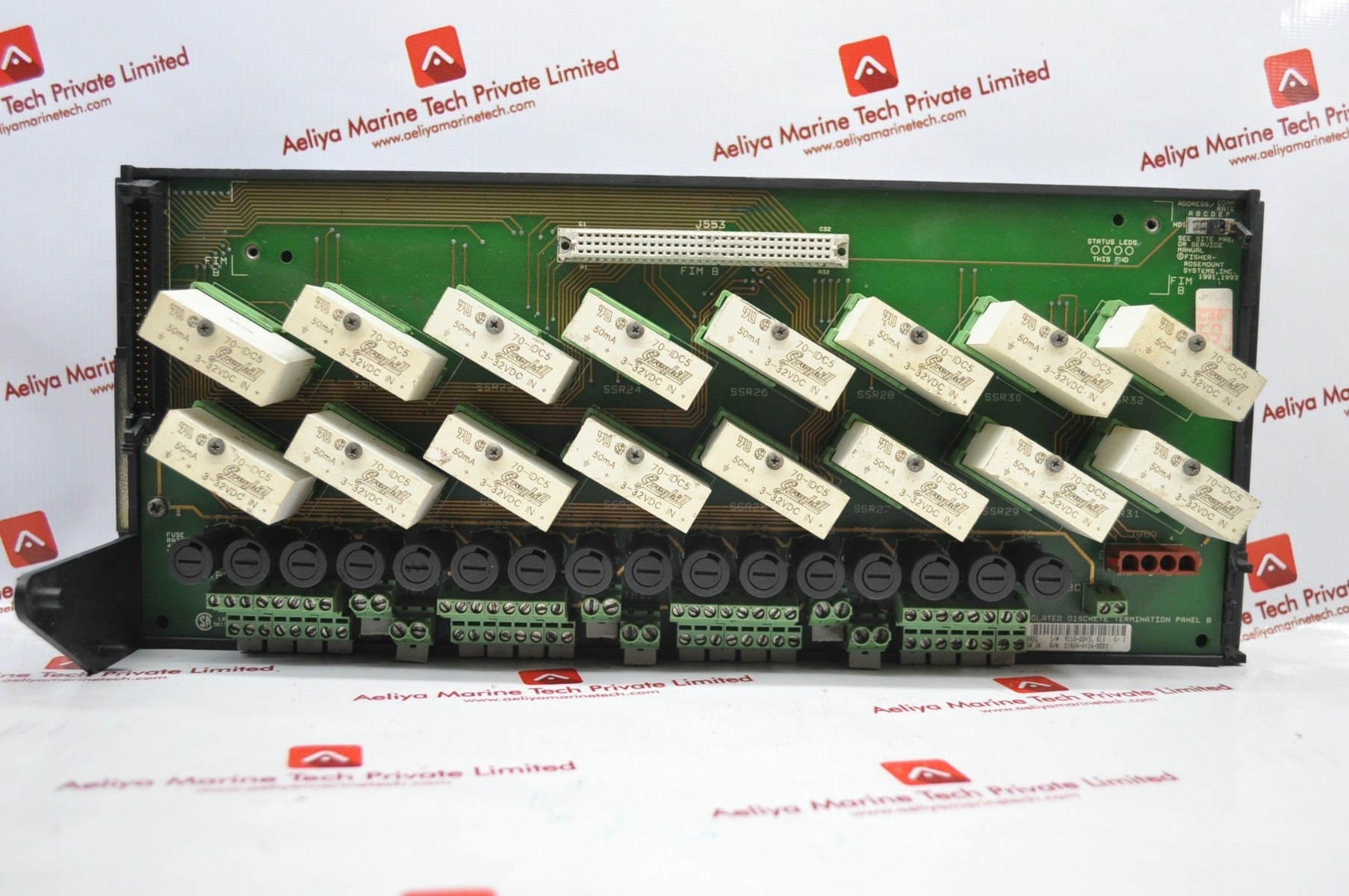 Fisher-rosemount 01984-4124-0001 Isolated Discrete Termination Panel B