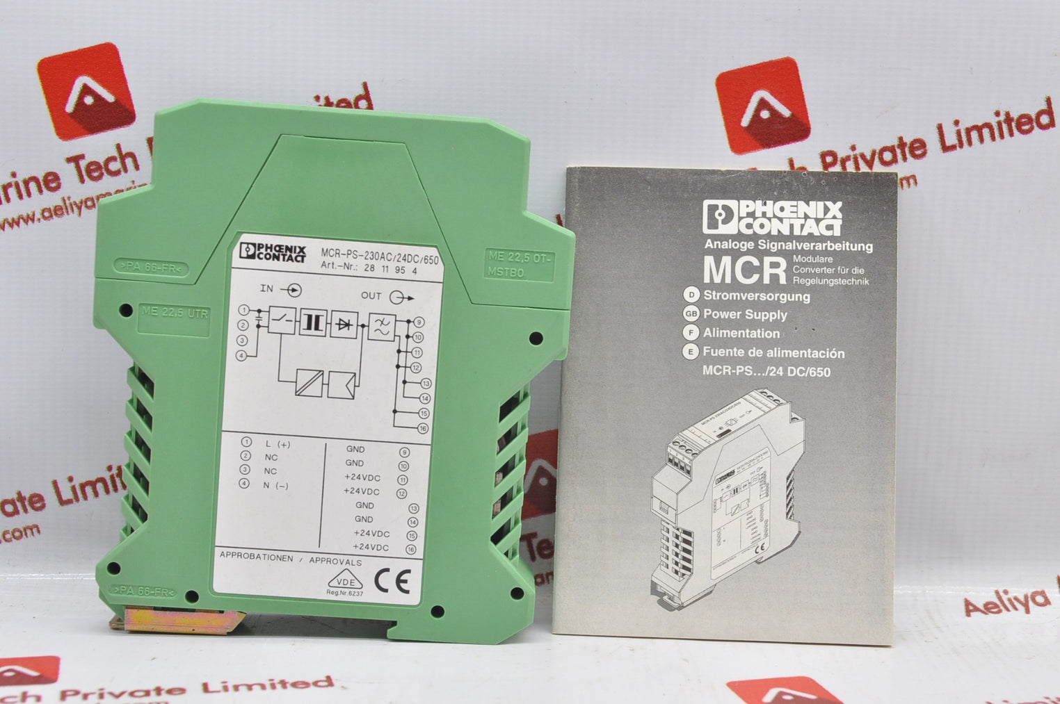 Phoenix contact mcr-ps-230ac/24dc/650