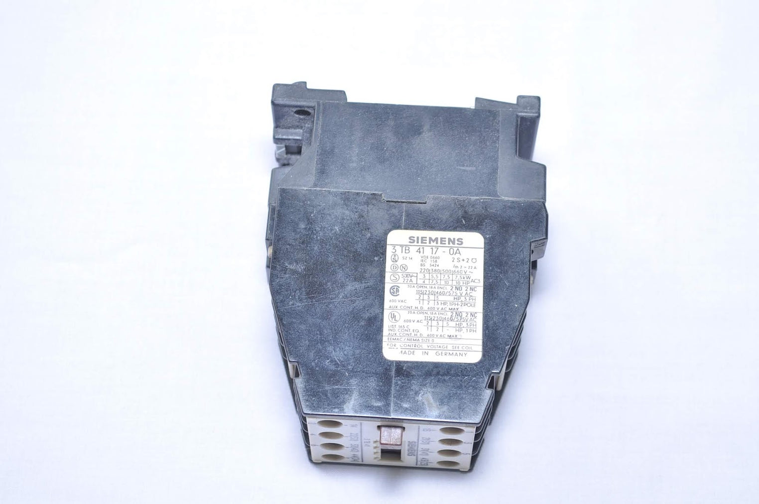 Siemens 22E 3Tb41 17 0A Contactor