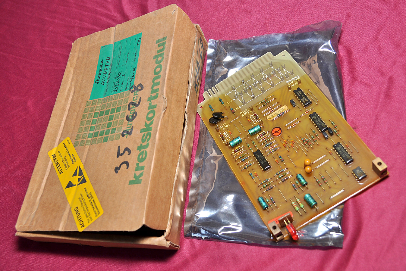 Autronica kba 6a pcb circuit