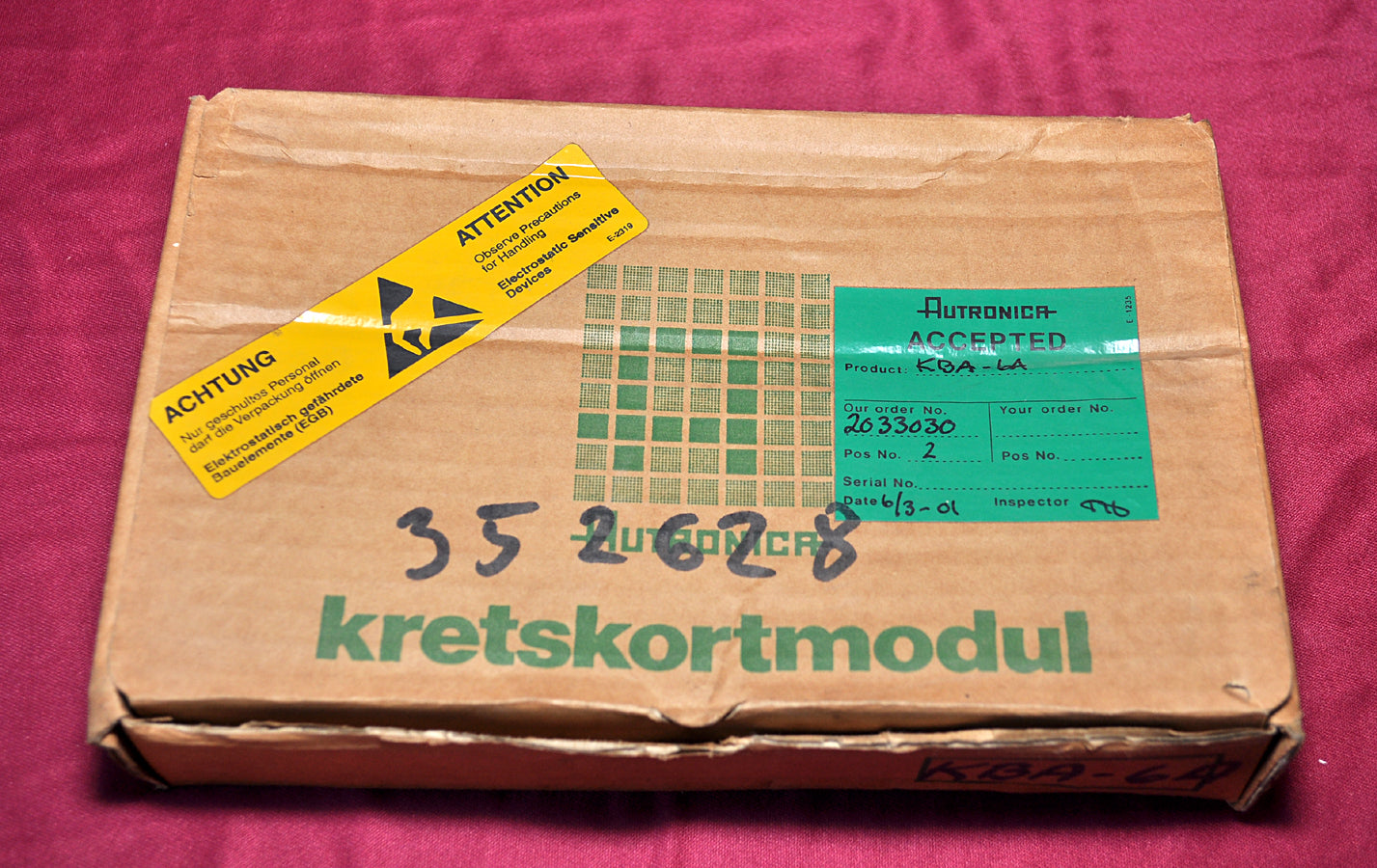 Autronica kba 6a pcb circuit