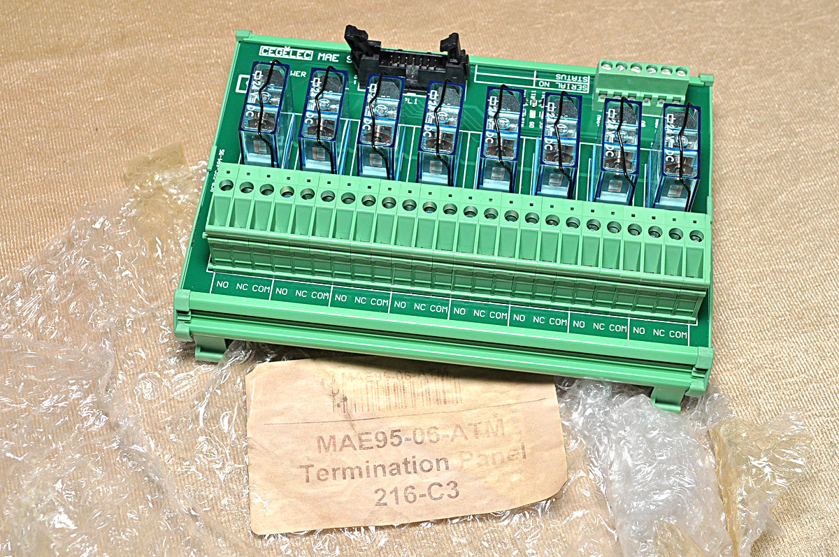 Phoenix Contact Cegelec Mae 95-06 Termination Panel 216-c3 Pcb-fsc-484-95