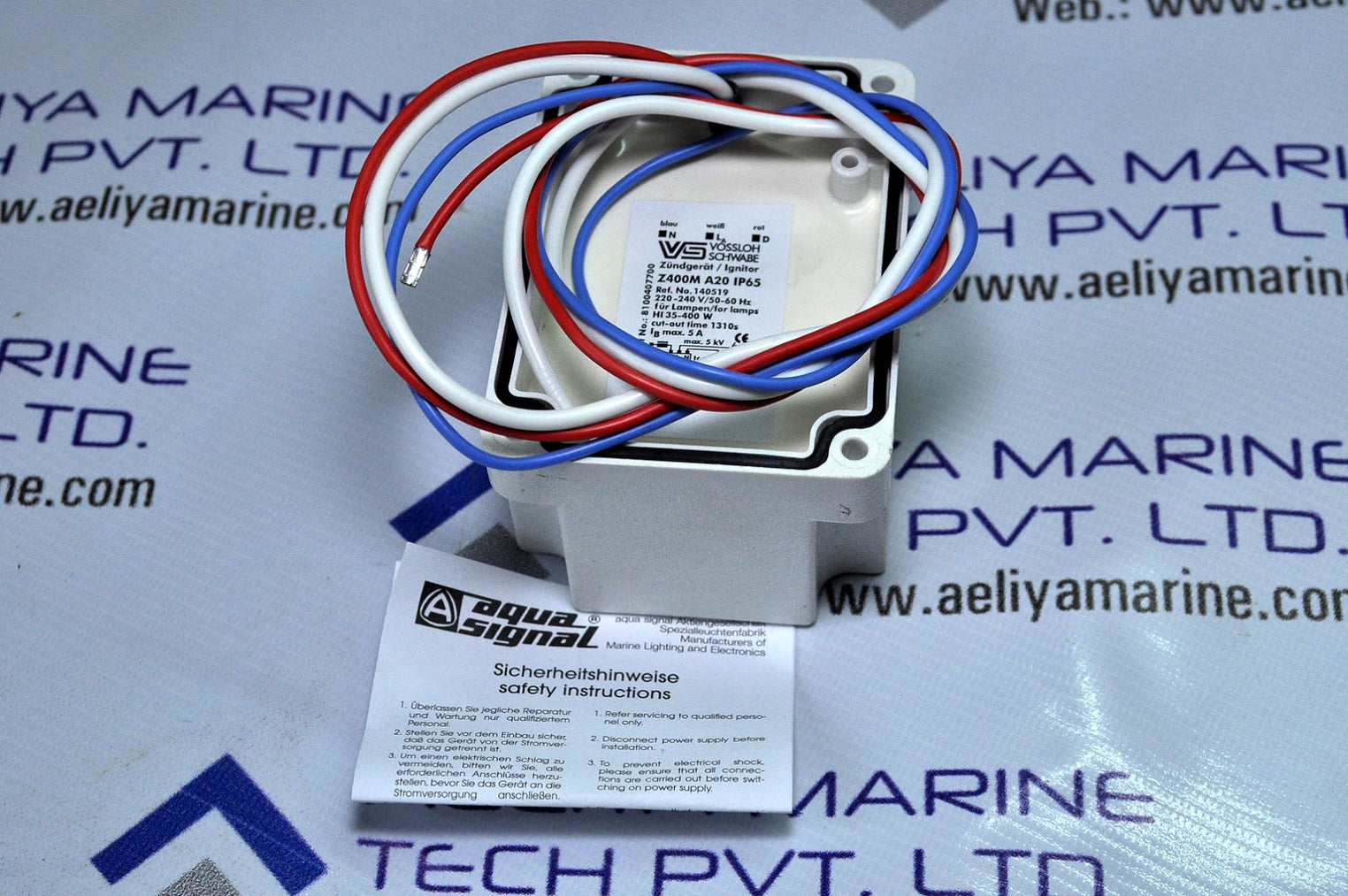 Vossloh schwabe z400m a20 ignitor unit