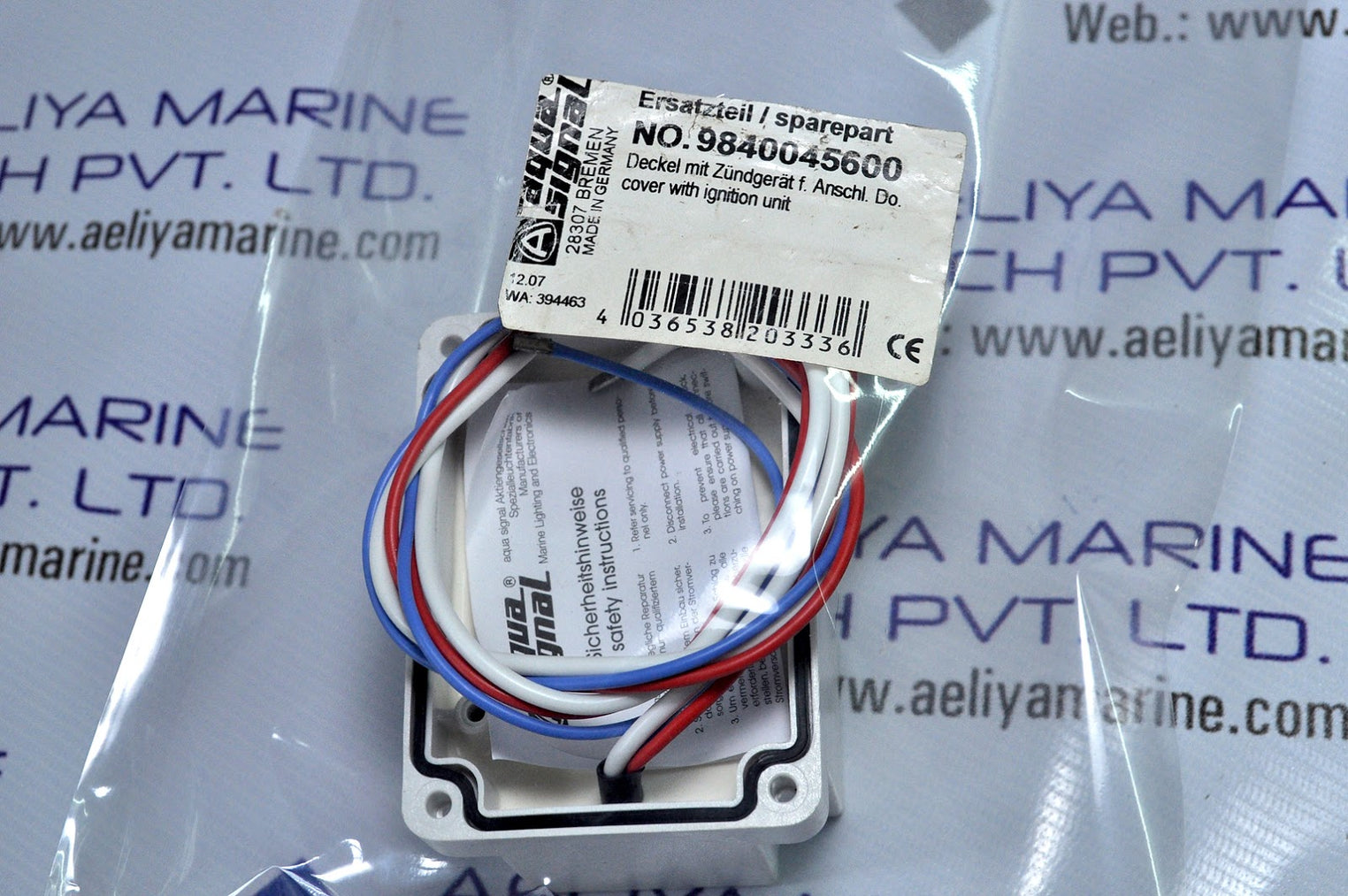 Vossloh schwabe z400m a20 ignitor unit