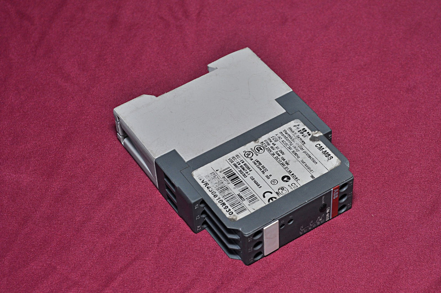 Abb Cm-mss Thermistor Motor Protection Monitoring Relay 1Svr43081R930