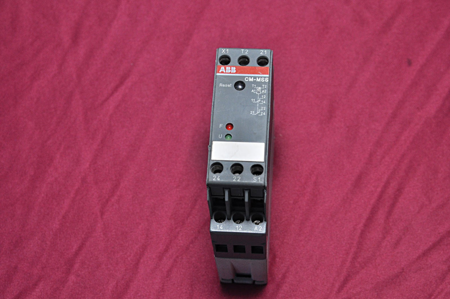 Abb Cm-mss Thermistor Motor Protection Monitoring Relay 1Svr43081R930