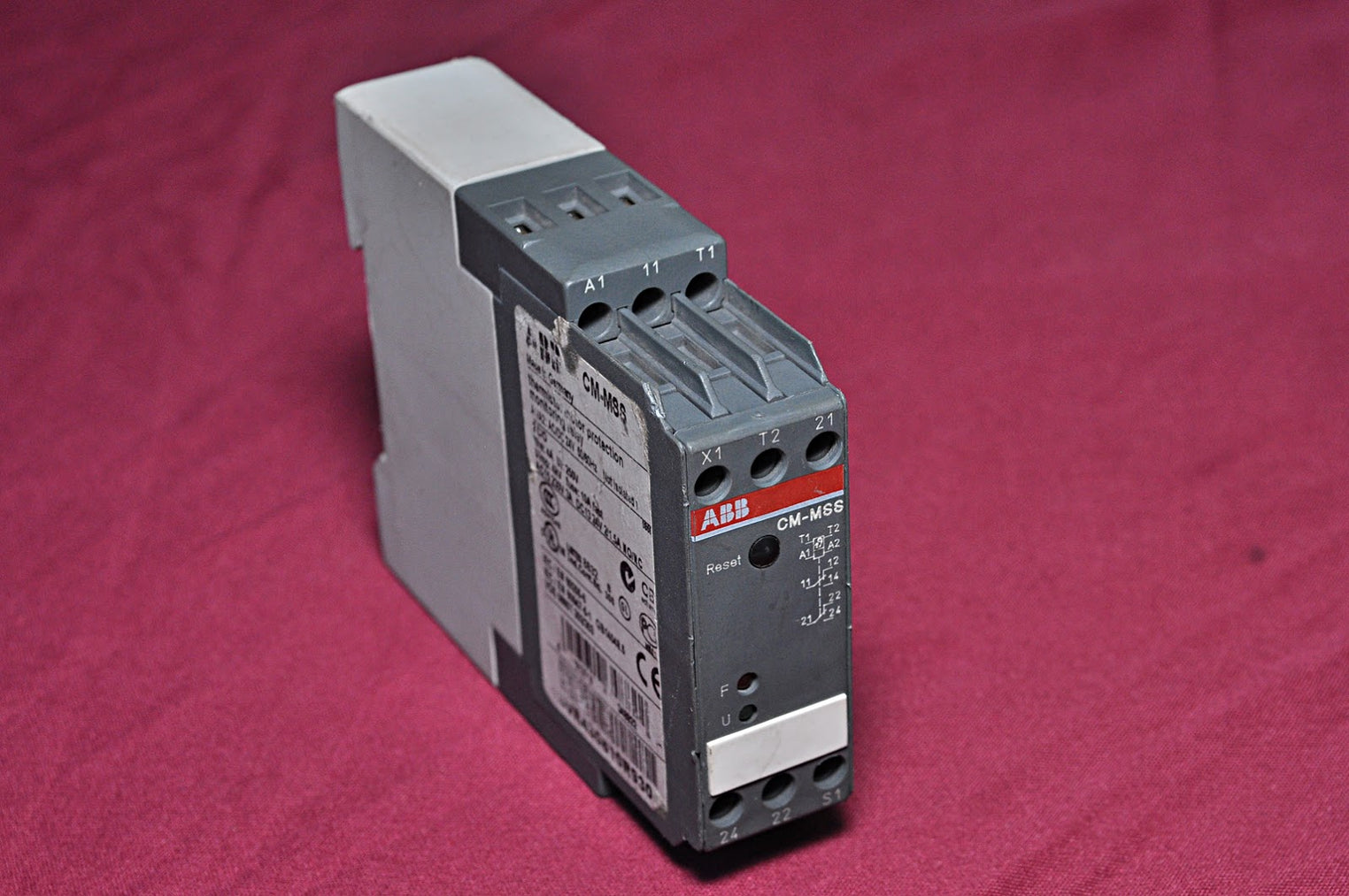 Abb Cm-mss Thermistor Motor Protection Monitoring Relay 1Svr43081R930