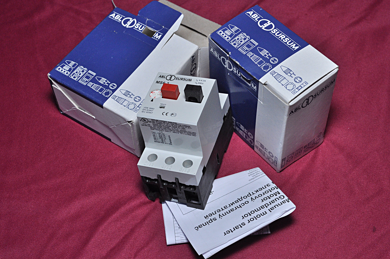 Abl sursum motor circuit breaker ms6.3 