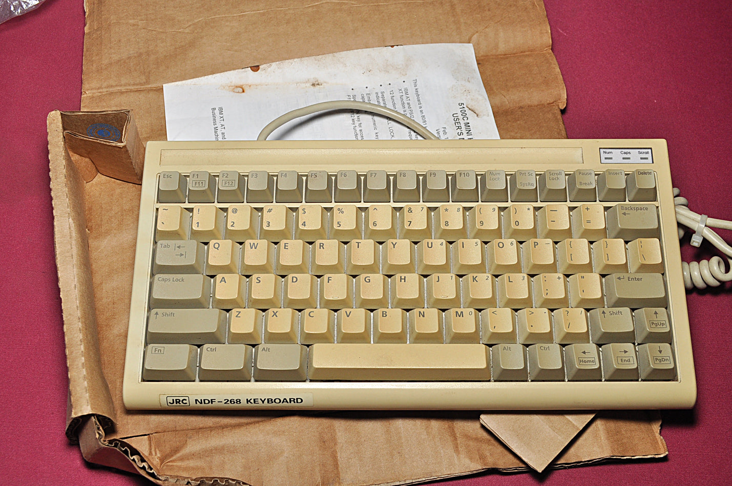 Jrc ndf-268 keyboard