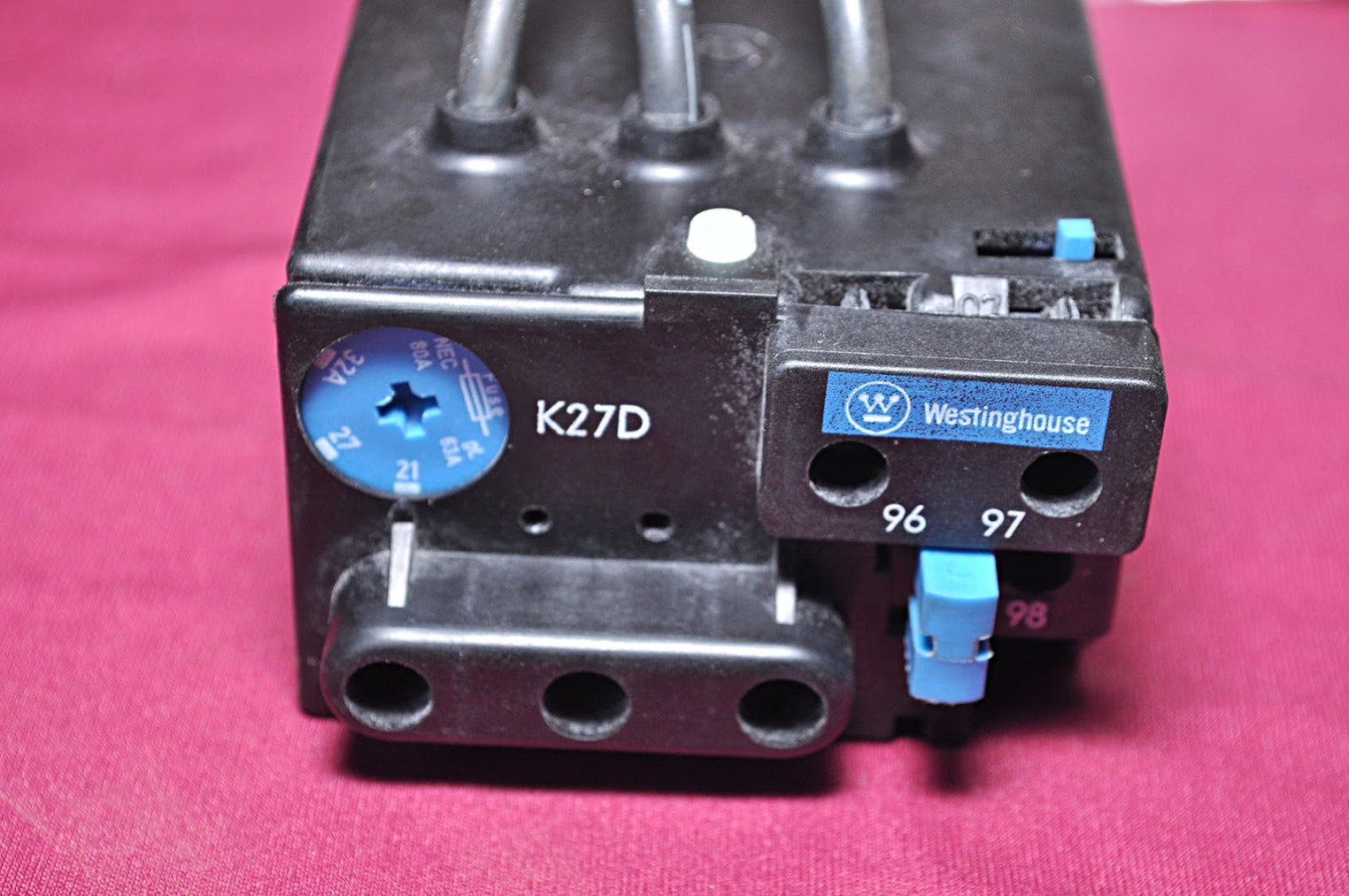 WESTINGHOUSE K 27 D THERMAL OVERLOAD RELAY