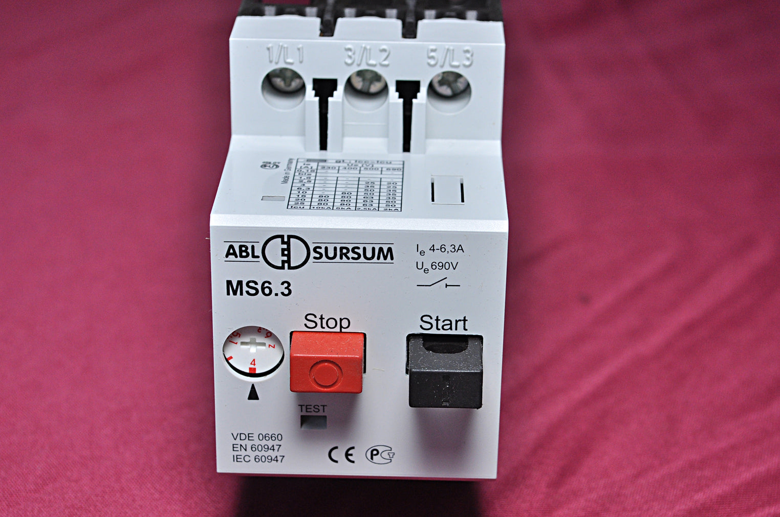 Abl sursum motor circuit breaker ms6.3 