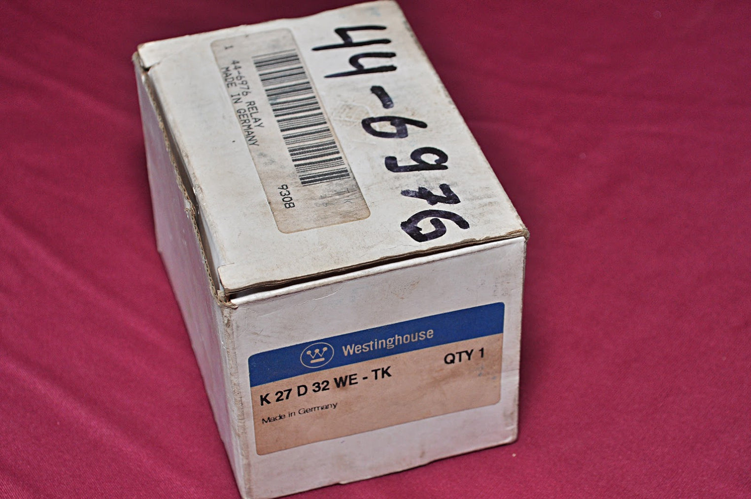 WESTINGHOUSE K 27 D THERMAL OVERLOAD RELAY