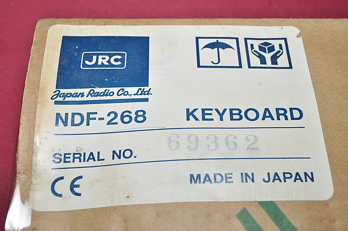Jrc ndf-268 keyboard