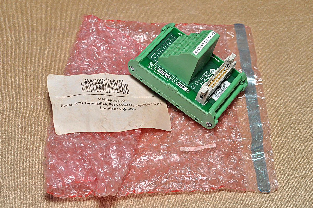 Alstom Mae00-10 Rtd Termination Panel