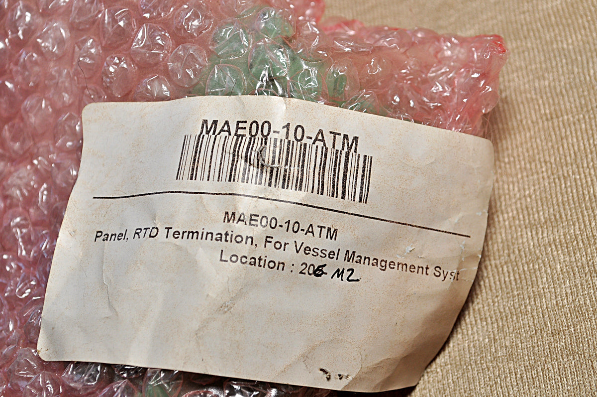 Alstom Mae00-10 Rtd Termination Panel