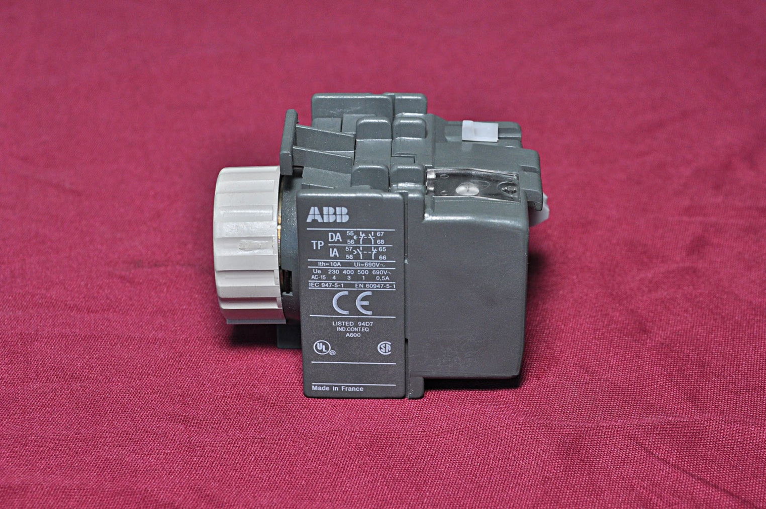 Abb tp40da timer block 690v