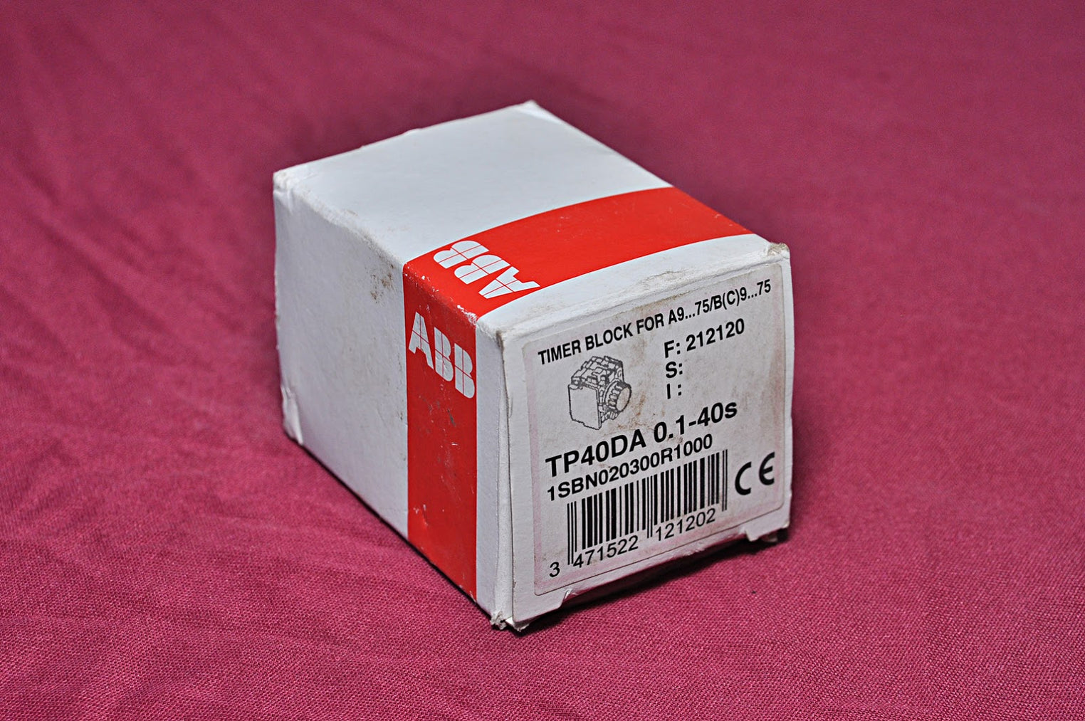 Abb tp40da timer block 690v