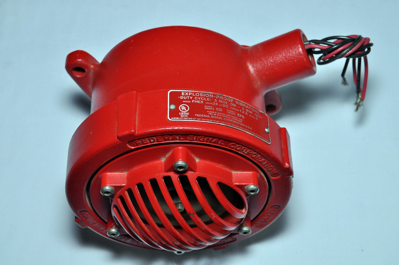 Federal signal fhex explosion proof vibratone horn