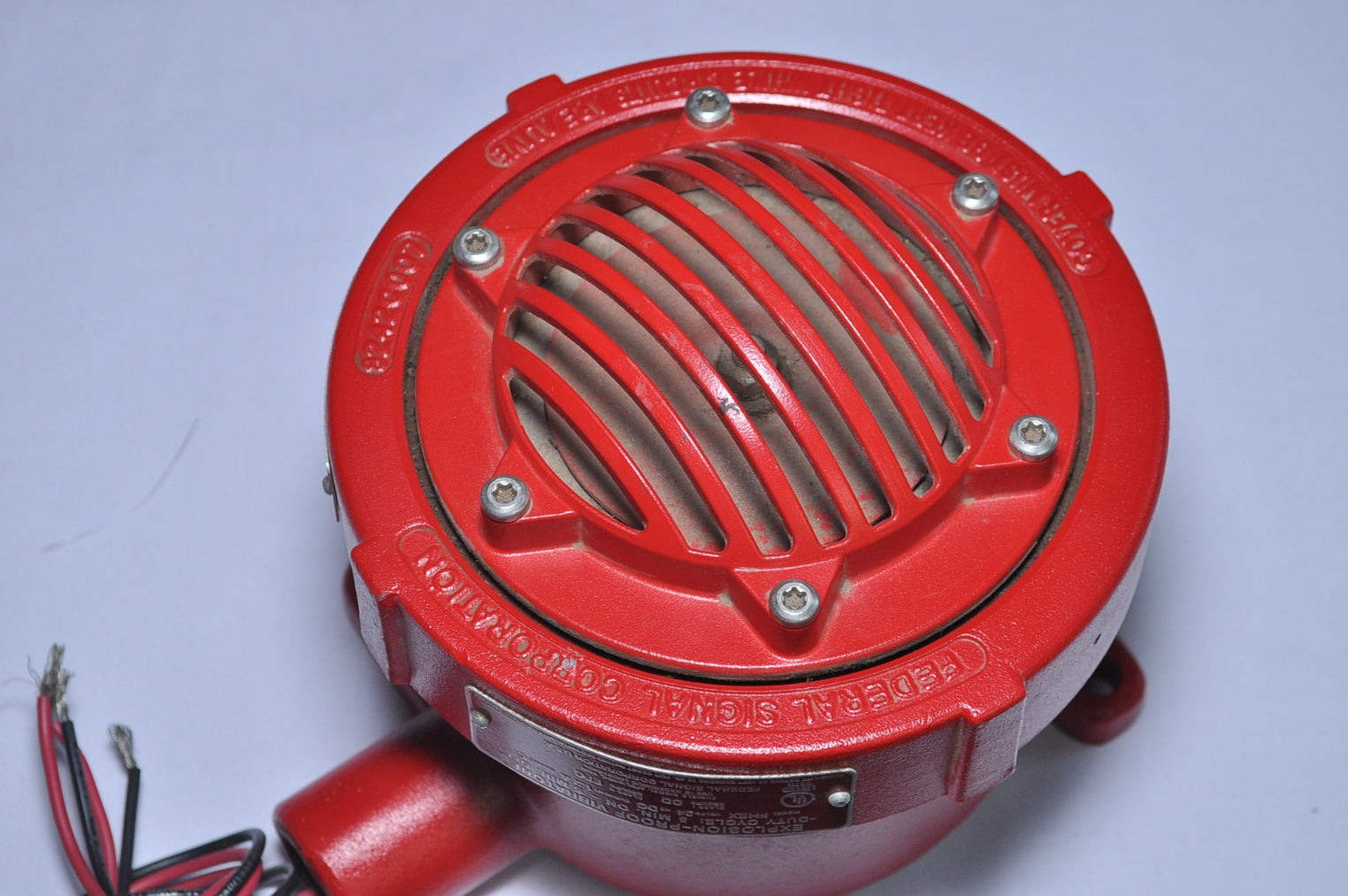 Federal signal fhex explosion proof vibratone horn