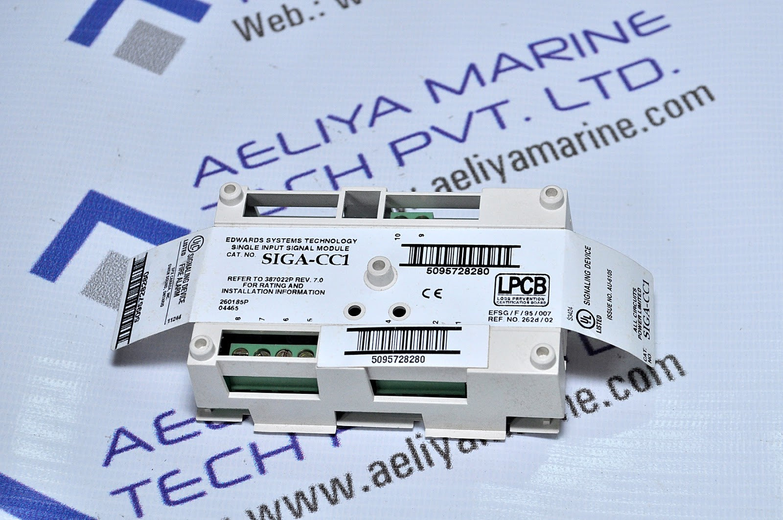 EDWARDS SYSTEMS SIGA-CC1 SINGLE INPUT MODULE – Aeliya Marine Tech