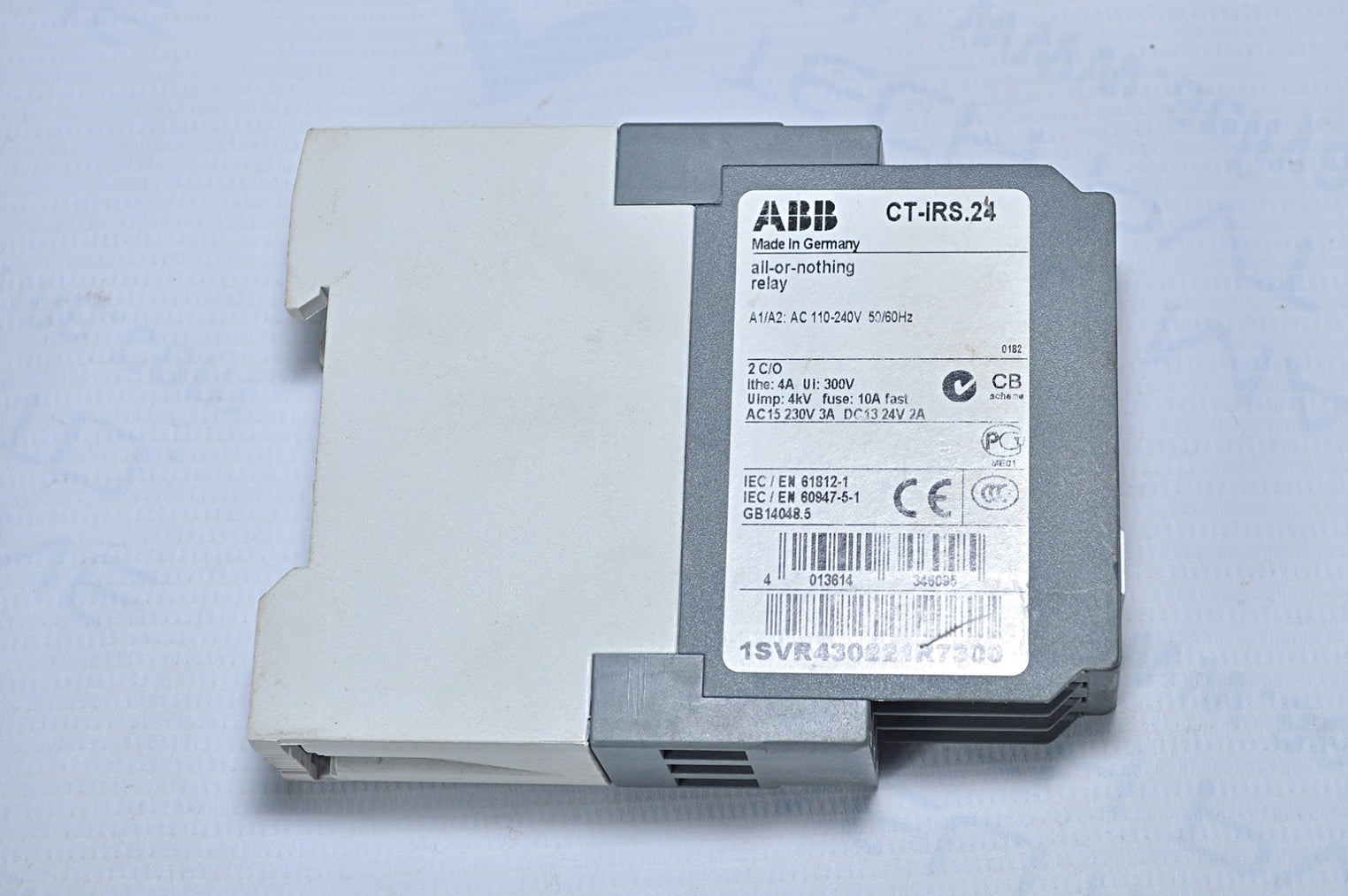 ABB CT IRS 1SVR430221R7300 ON DELAY TIME RELAY