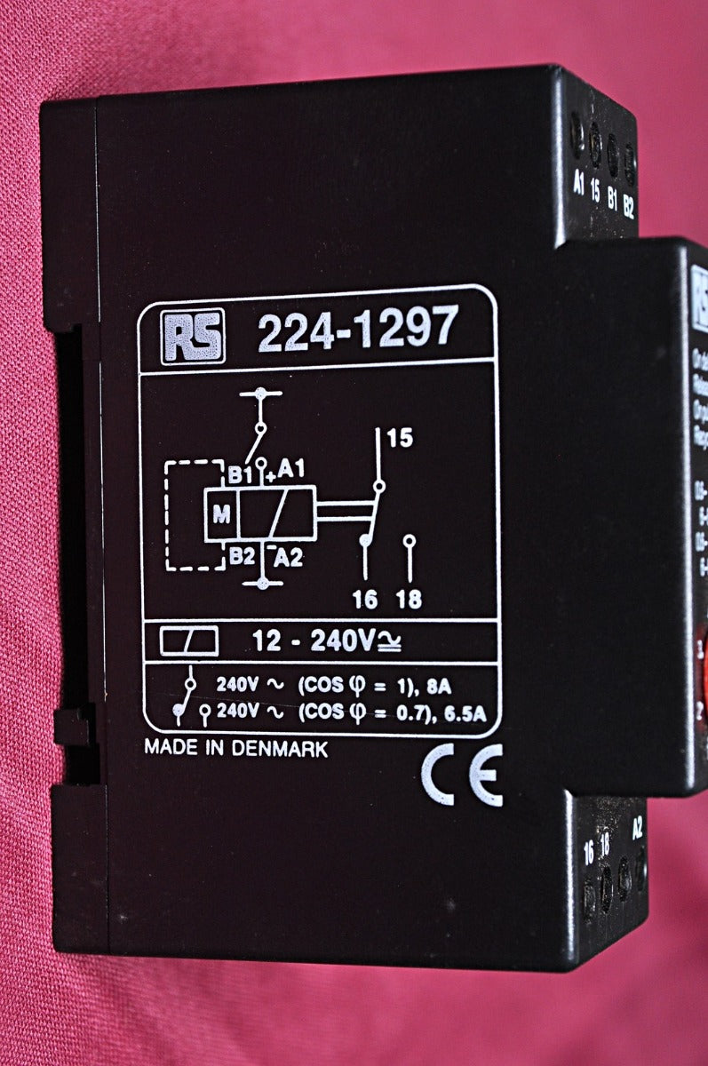 Rs components 224-1297 multifunction timer relay