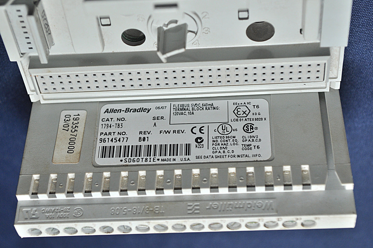 Allen-bradley 96145477 flex terminal base