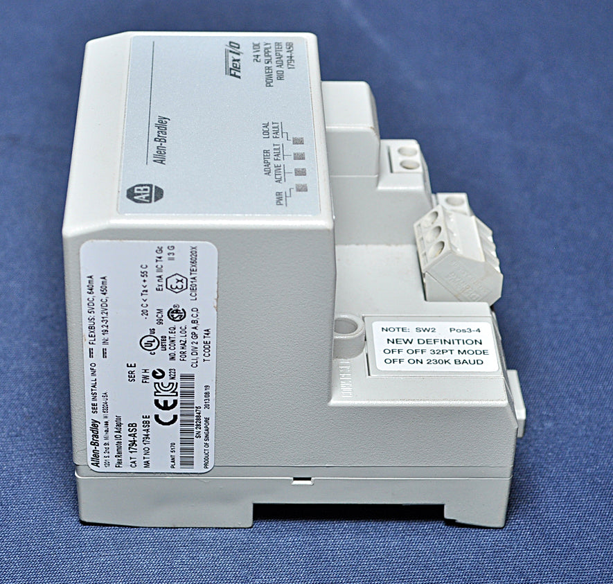 Allen-Bradley 1794-asb e flex remote i/o adapter