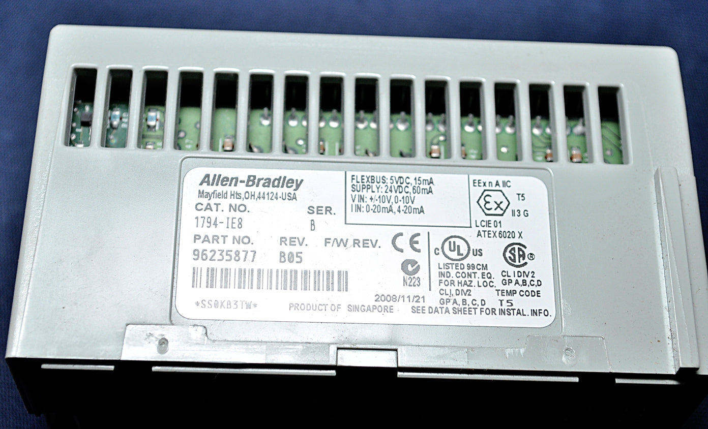 Allen-bradley analog input module 1794-ie8