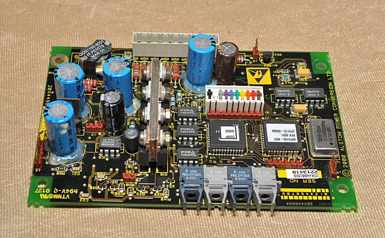 Alstom power conversion 20x4496/20g PCB circuit