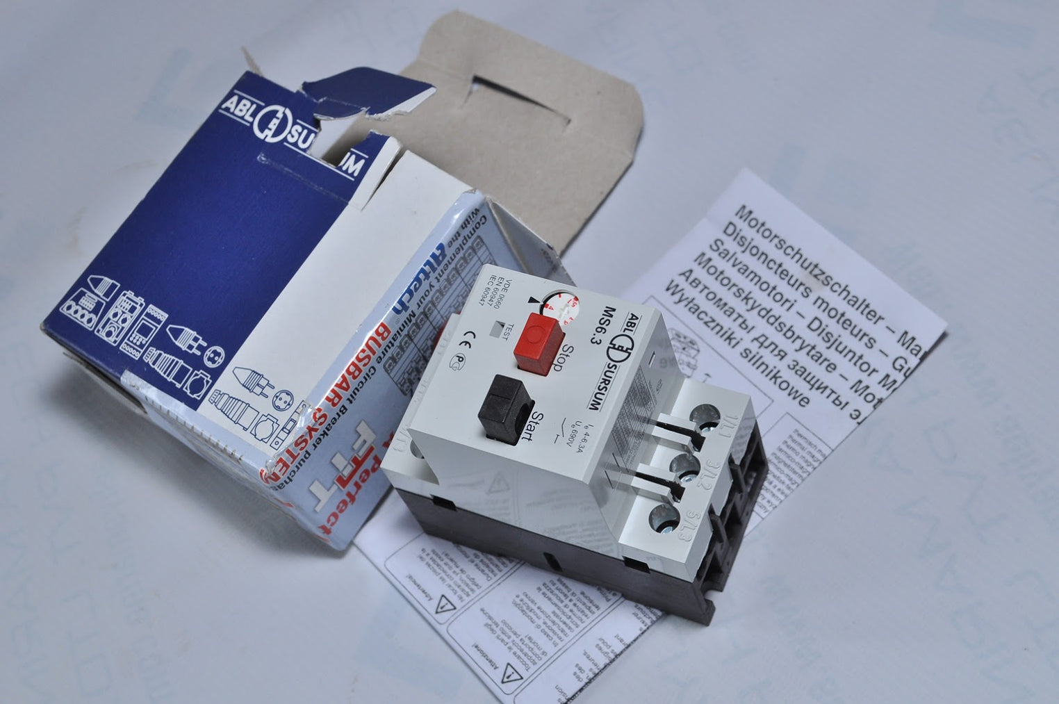 Abl Sursum Ms6.3 Manual Motor Starter