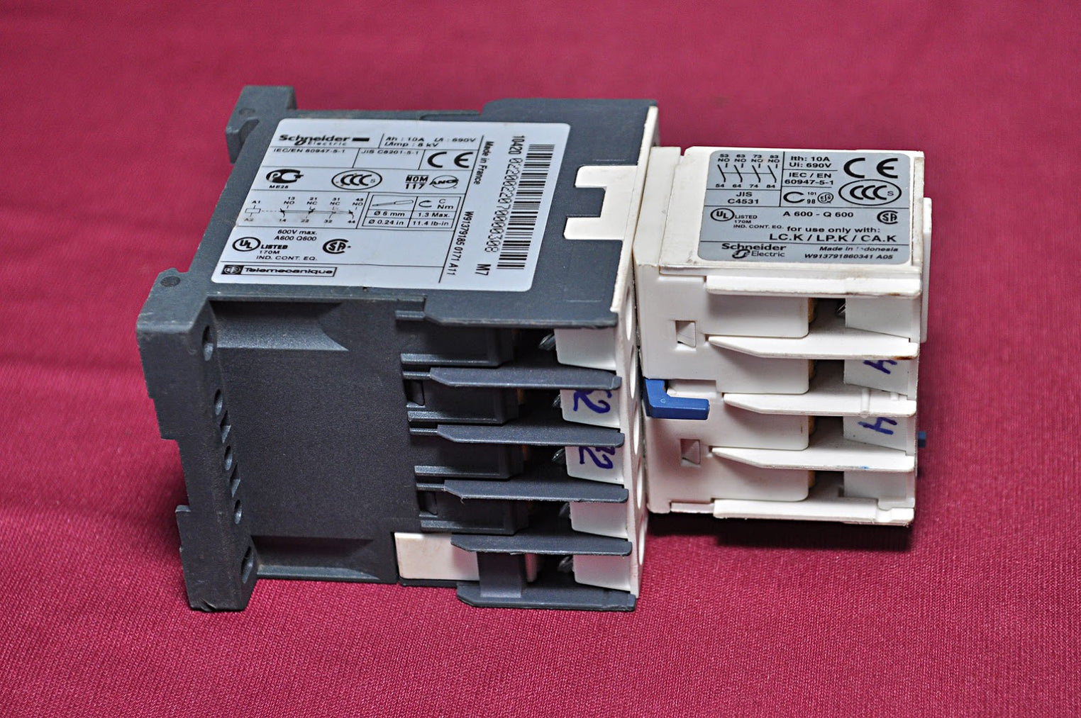 SCHNEIDER LA1KN40 TELEMECANIQUE W913791850171A11