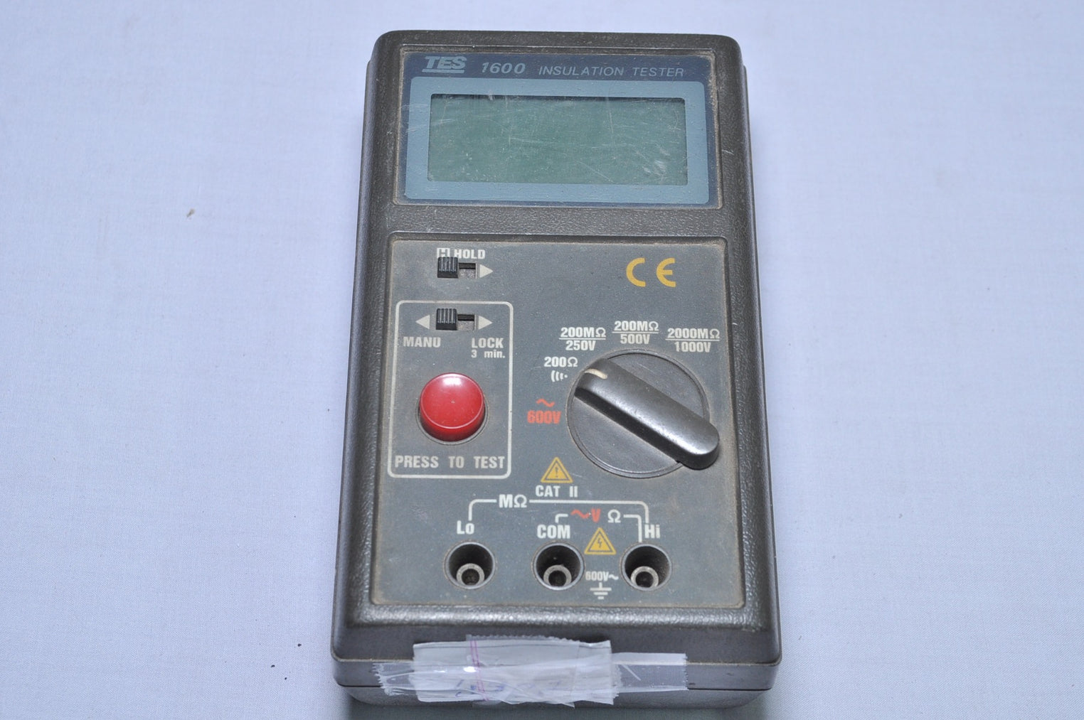 Tes 1600 insulation tester 200m/250v 200m/500v 2000m/1000v