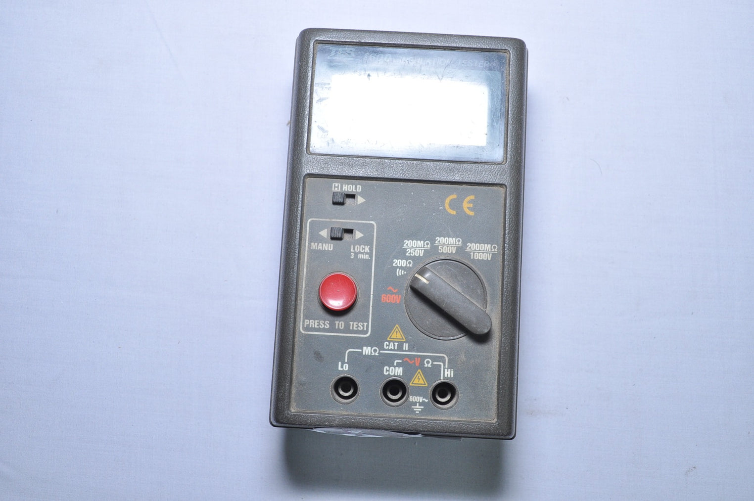 Tes 1600 insulation tester 200m/250v 200m/500v 2000m/1000v